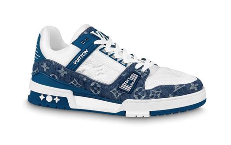 lv basketball sneakers|lv sneakers blue and white.